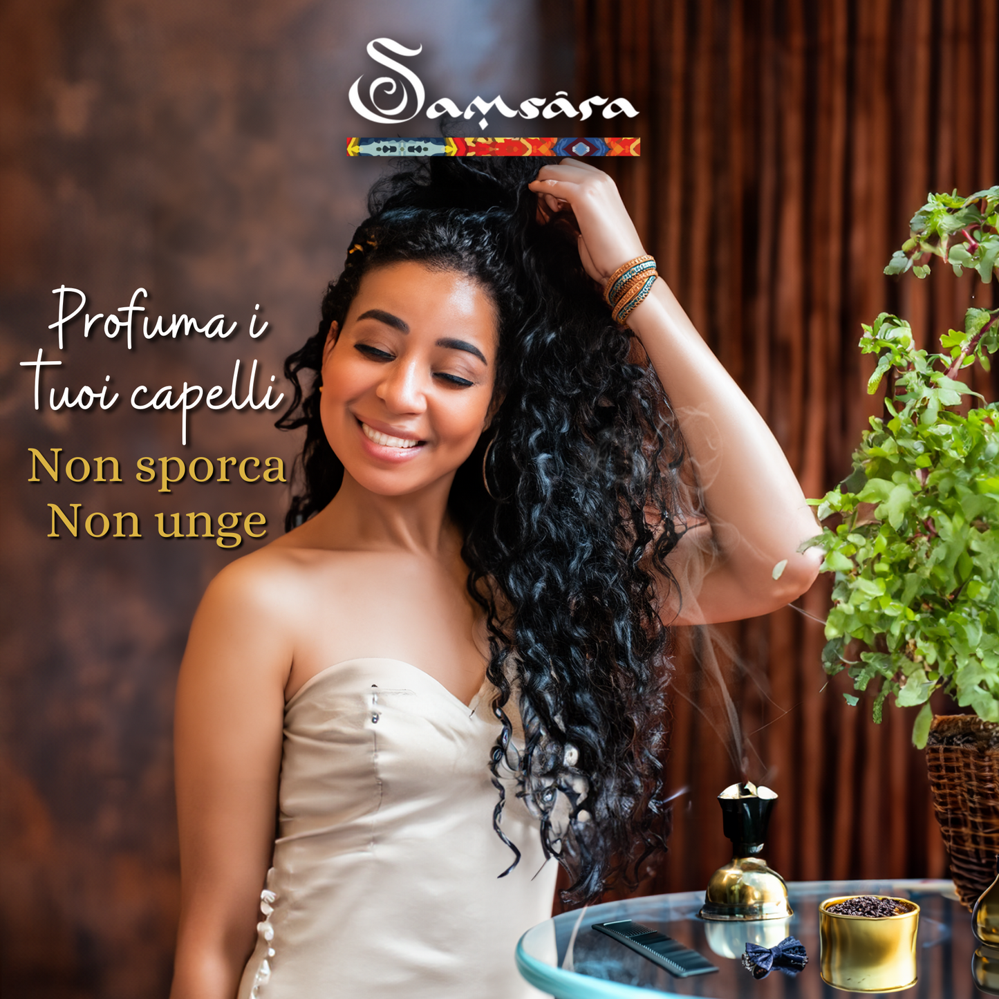 Samsara Profumo Arabo solido Bakhoor con legno di Oud ultra Persistente | Profumo per Corpo, Capelli ed Indumenti - JASMINE OUD | 20g - Made in Dubai - SamsaraFragrances