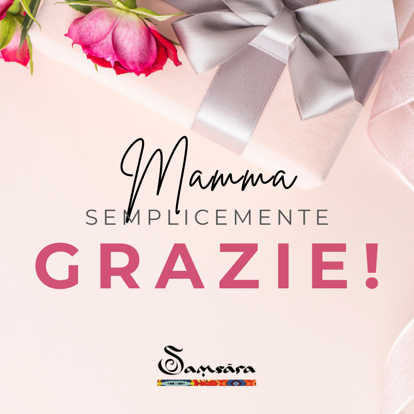 Bracciale Festa della Mamma in Quarzo Rosa Naturale - Regolabile - Confezione regalo e Cartoline Incluse