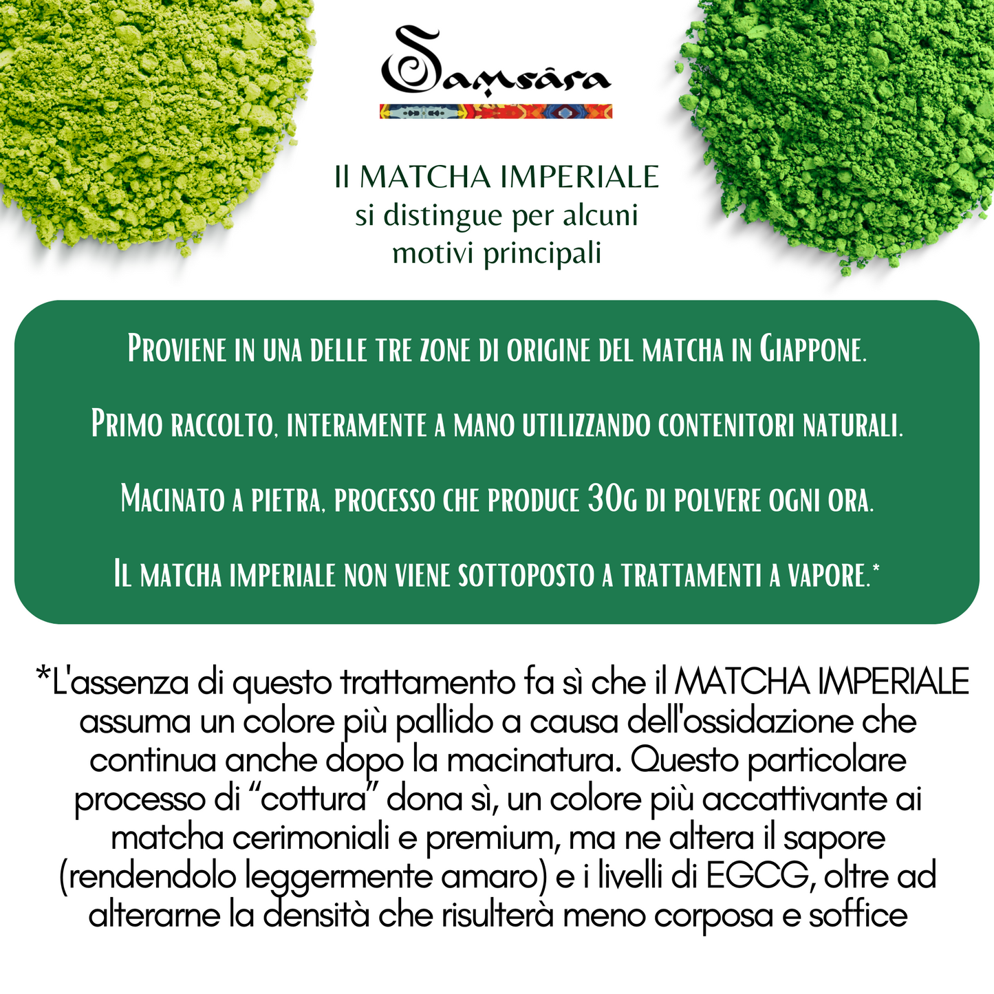 Samsara Kit pronto all'uso Matcha Cerimoniale Grado IMPERIALE Premium - SamsaraFragrances