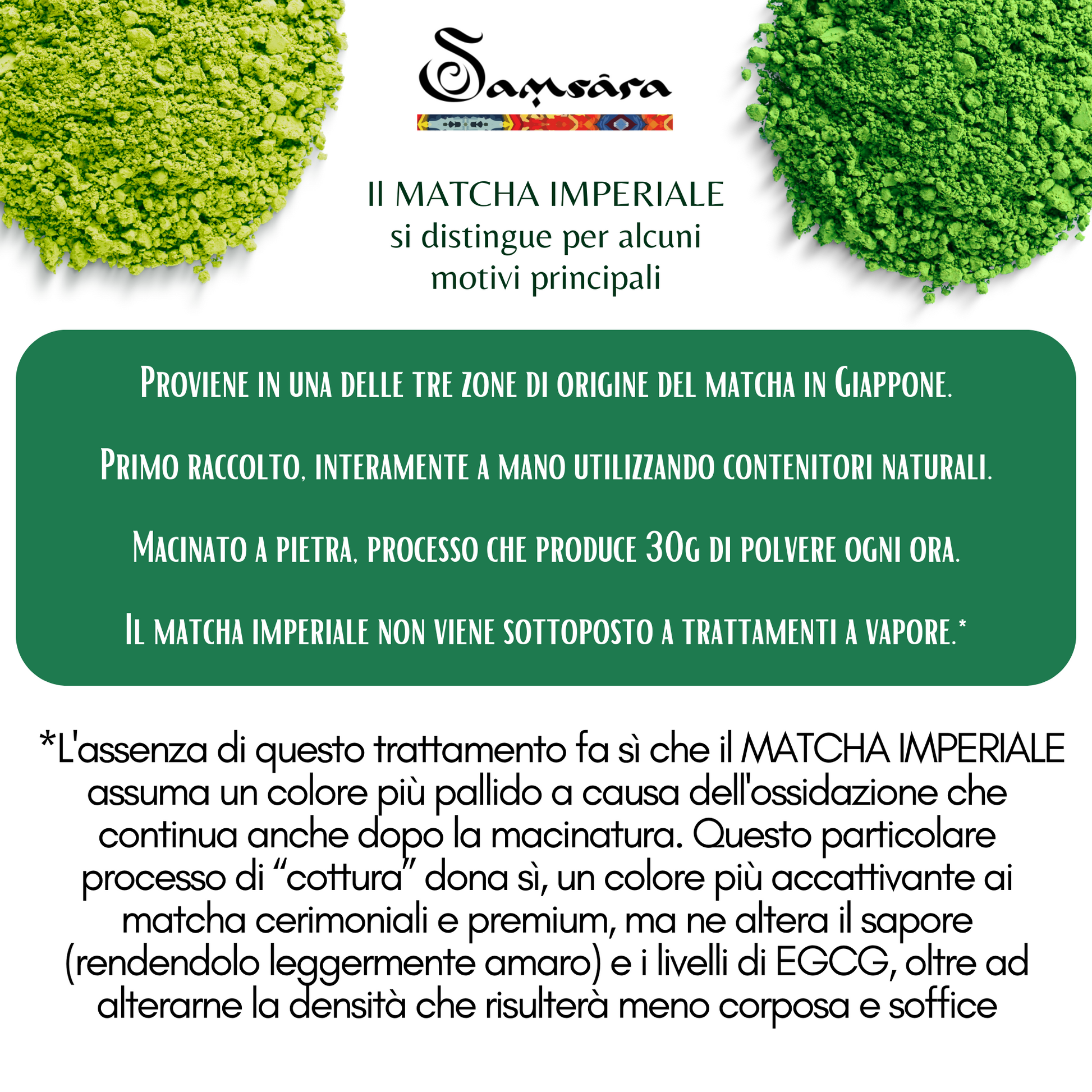 Samsara Kit pronto all'uso Matcha Cerimoniale Grado IMPERIALE Premium - SamsaraFragrances