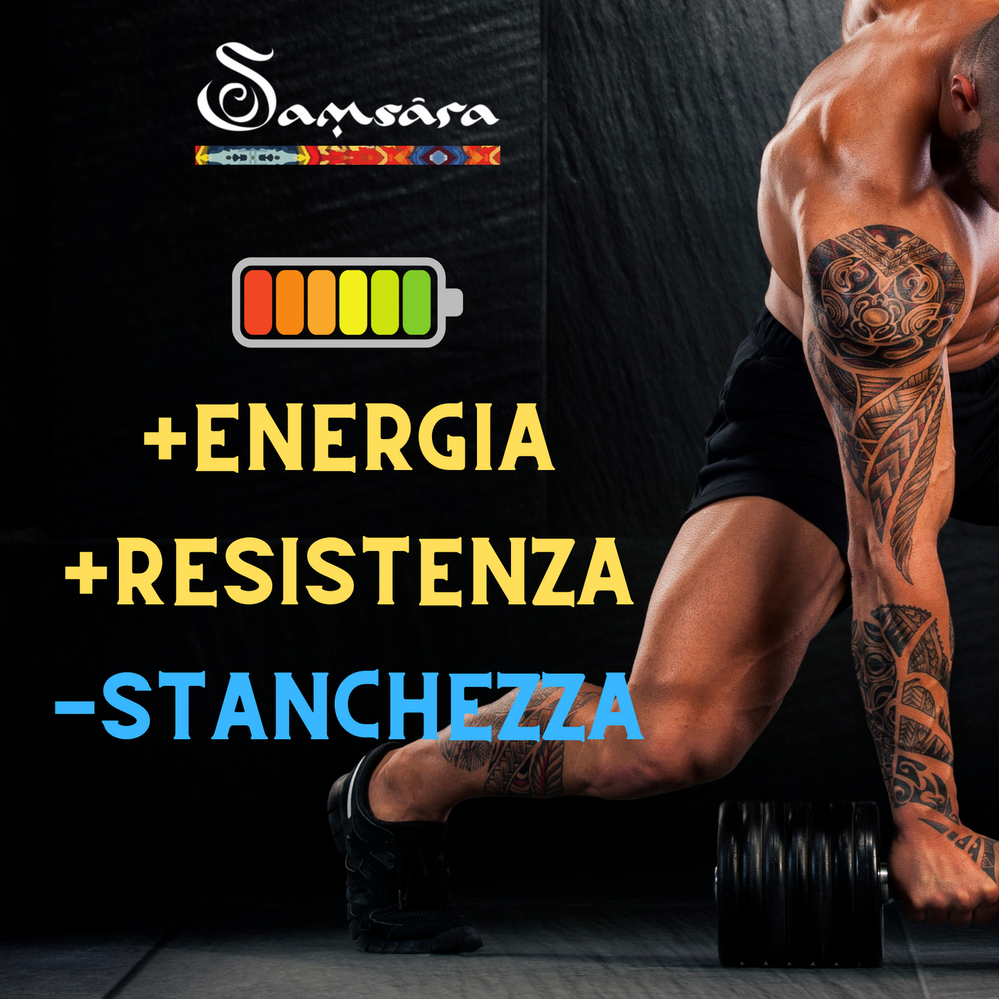 Samsara Shilajit TESTOSTERONE PLUS | Ashwagandha ksm-66 | Estratto di Tribulus Terrestris | Erbe medicinali - Più Vigore ed Energia, 30% in Più Testosterone, NO Amaro. (50g) - SamsaraFragrances