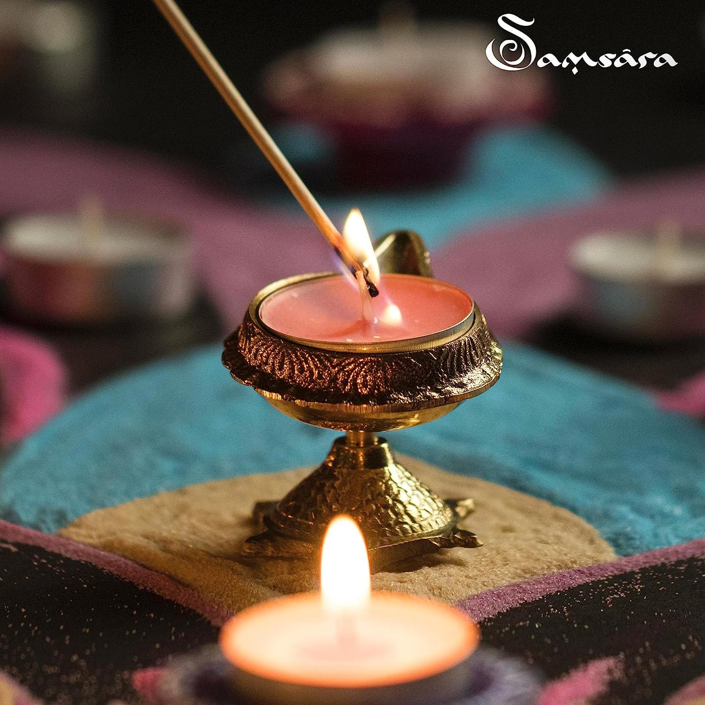 SAMSARA - Incenso Indiano in Stick Artigianale - SANDALWOOD - 15g - SamsaraFragrances