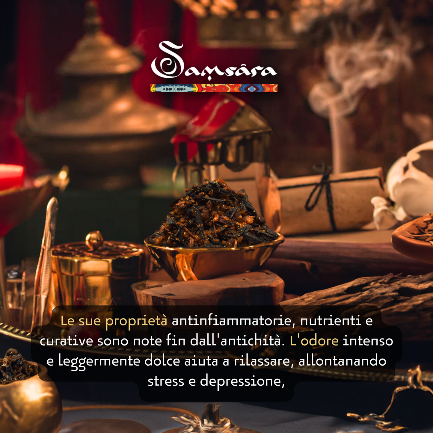 Samsara Profumo Arabo solido Bakhoor con legno di Oud ultra Persistente | Profumo per Corpo, Capelli ed Indumenti - JASMINE OUD | 20g - Made in Dubai - SamsaraFragrances