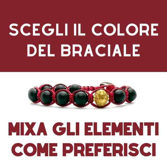Bracciale Tibetano - Shamballa con Perle e Filo Personalizzabili - CONFIGURA IL TUO BRACCIALE
