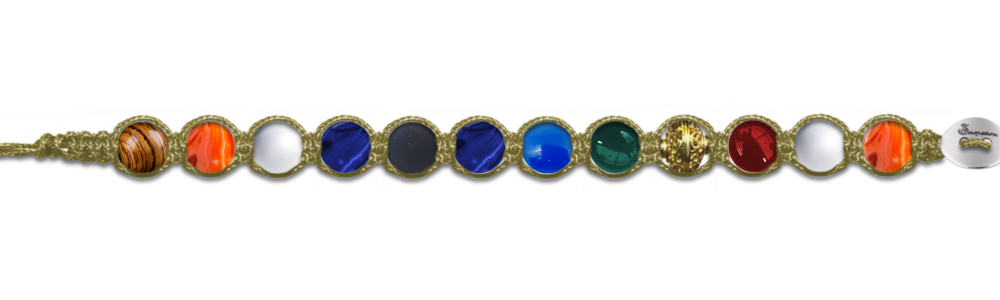 Bracciale Tibetano Personalizzato orizzontale - Customer's Product with price 41.90 ID cDkkvU70l6OQQs-Gkz-a3fEj