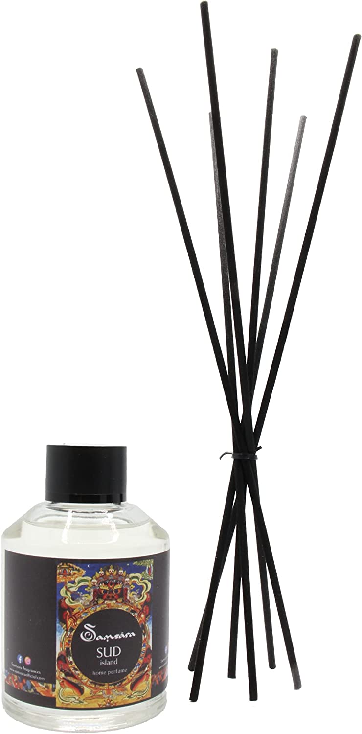 Samsara Profumo per Ambiente con Bastoncini - 100ml - Sud Island - SamsaraFragrances