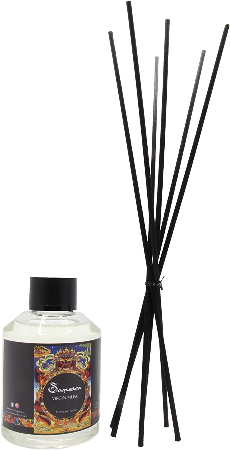 Samsara Profumo per Ambiente con Bastoncini - 100ml - Virgin Musk - SamsaraFragrances