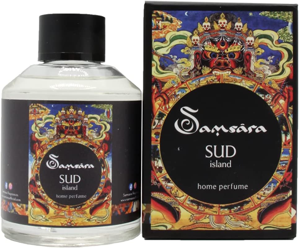 Samsara Profumo per Ambiente con Bastoncini - 100ml - Sud Island - SamsaraFragrances