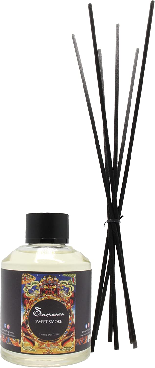 Samsara Profumo per Ambiente con Bastoncini - 100ml - Sweet Smoke - SamsaraFragrances