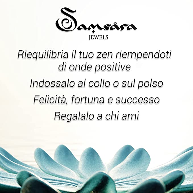 Samsara Collana Tibetana con Rudraksha e Onice Nero - Mala Tibetano con 108 Grani - SamsaraFragrances