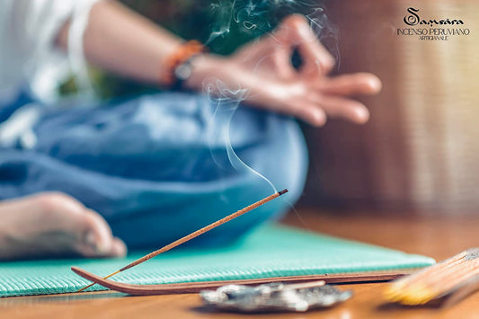 Incenso Peruviano in Stick - Rosa e Olibano - Grani ed Erbe 100% Naturali - SamsaraFragrances