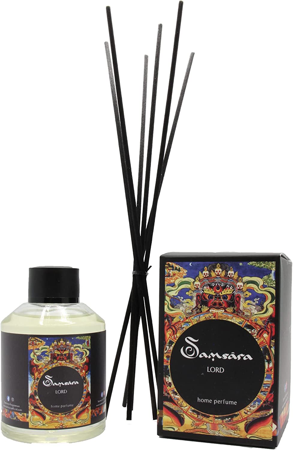 Samsara Profumo per Ambiente con Bastoncini - 100ml - Lord - SamsaraFragrances