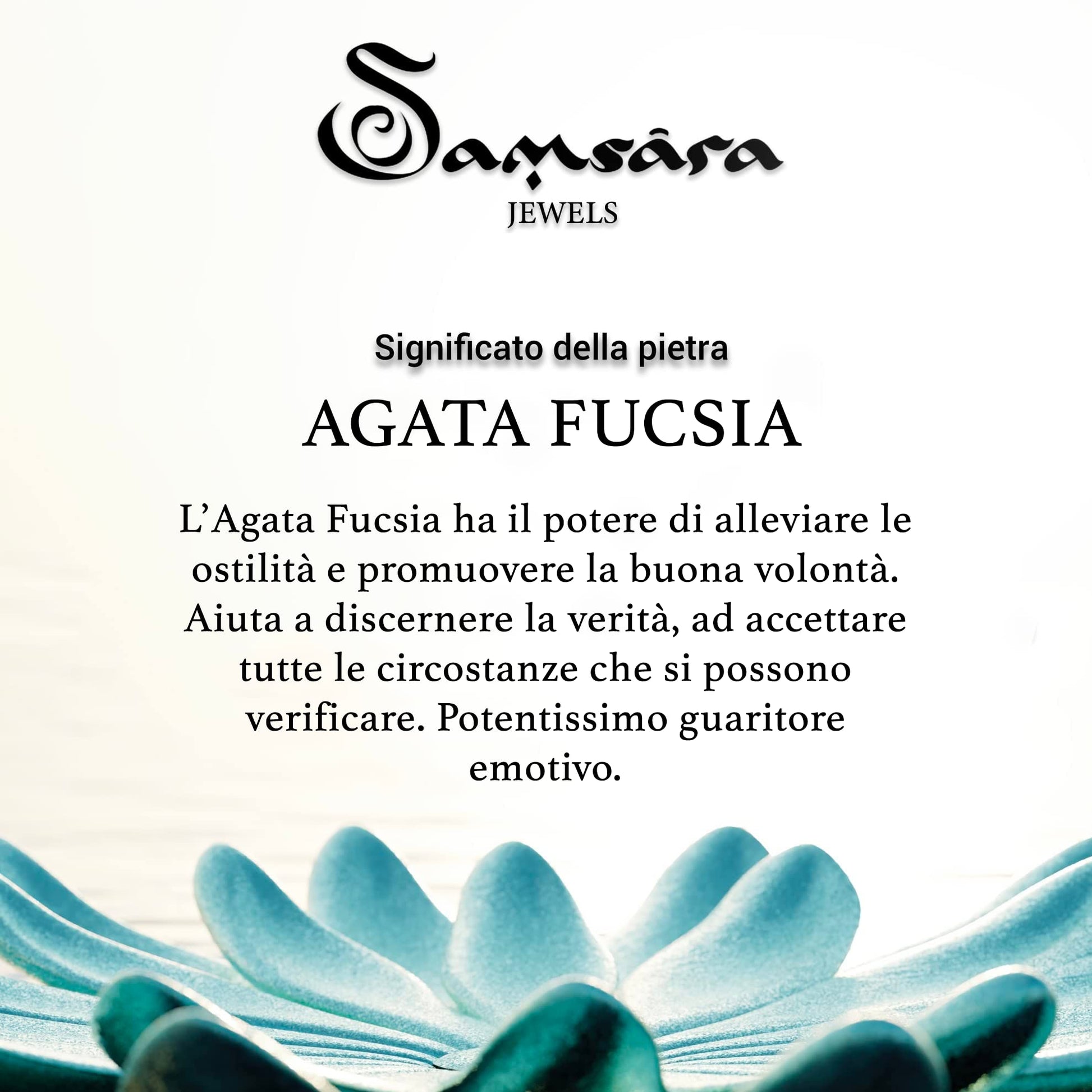 Samsara Bracciale Tibetano Buddista - Shamballa con Agata Fucsia - Filo in cotone cerato Marrone - SamsaraFragrances