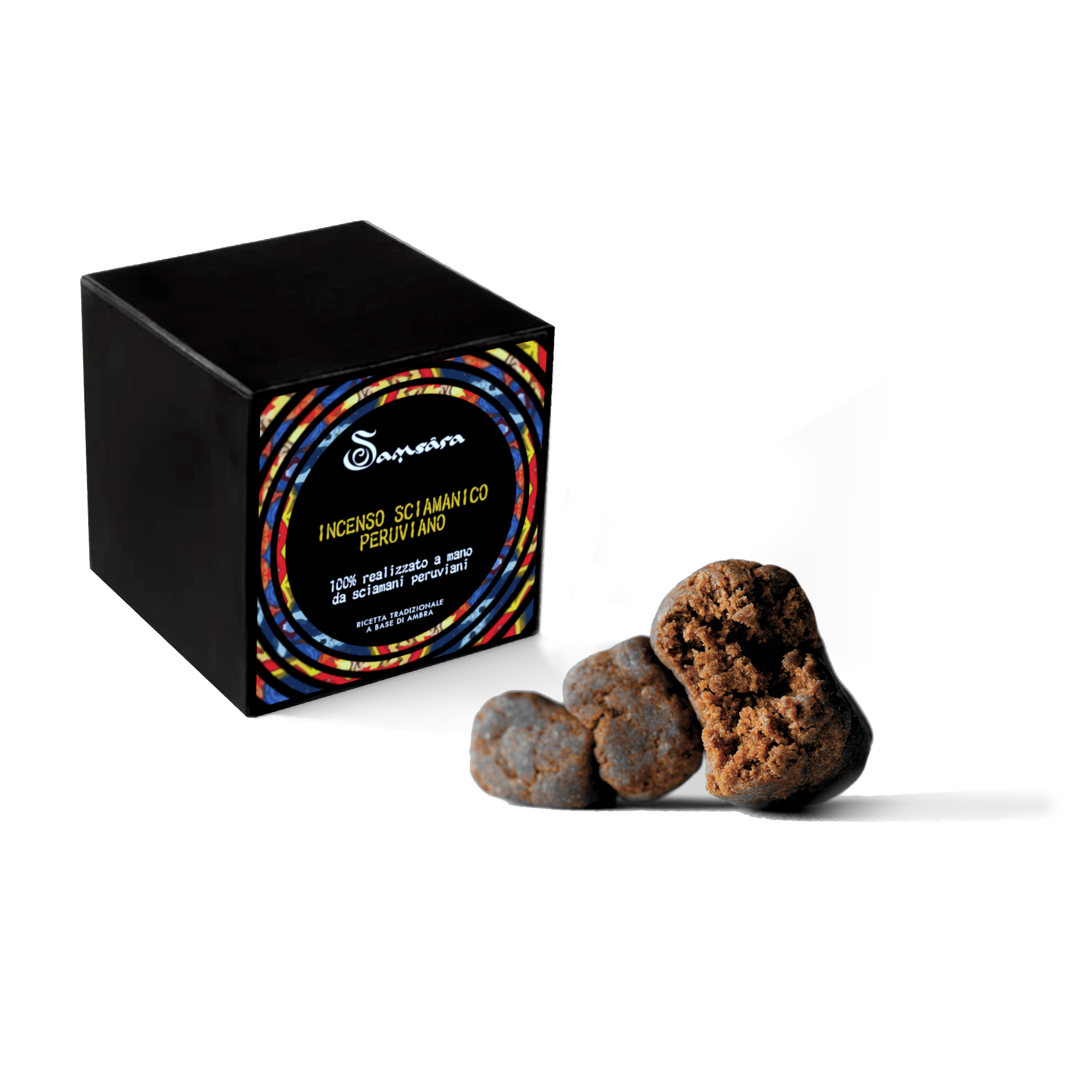 SAMSARA - Incenso Sciamanico in Resina 100% Artigianale Realizzato da Sciamani Peruviani - Made in Perù - Ricetta Segreta 5gr - SamsaraFragrances