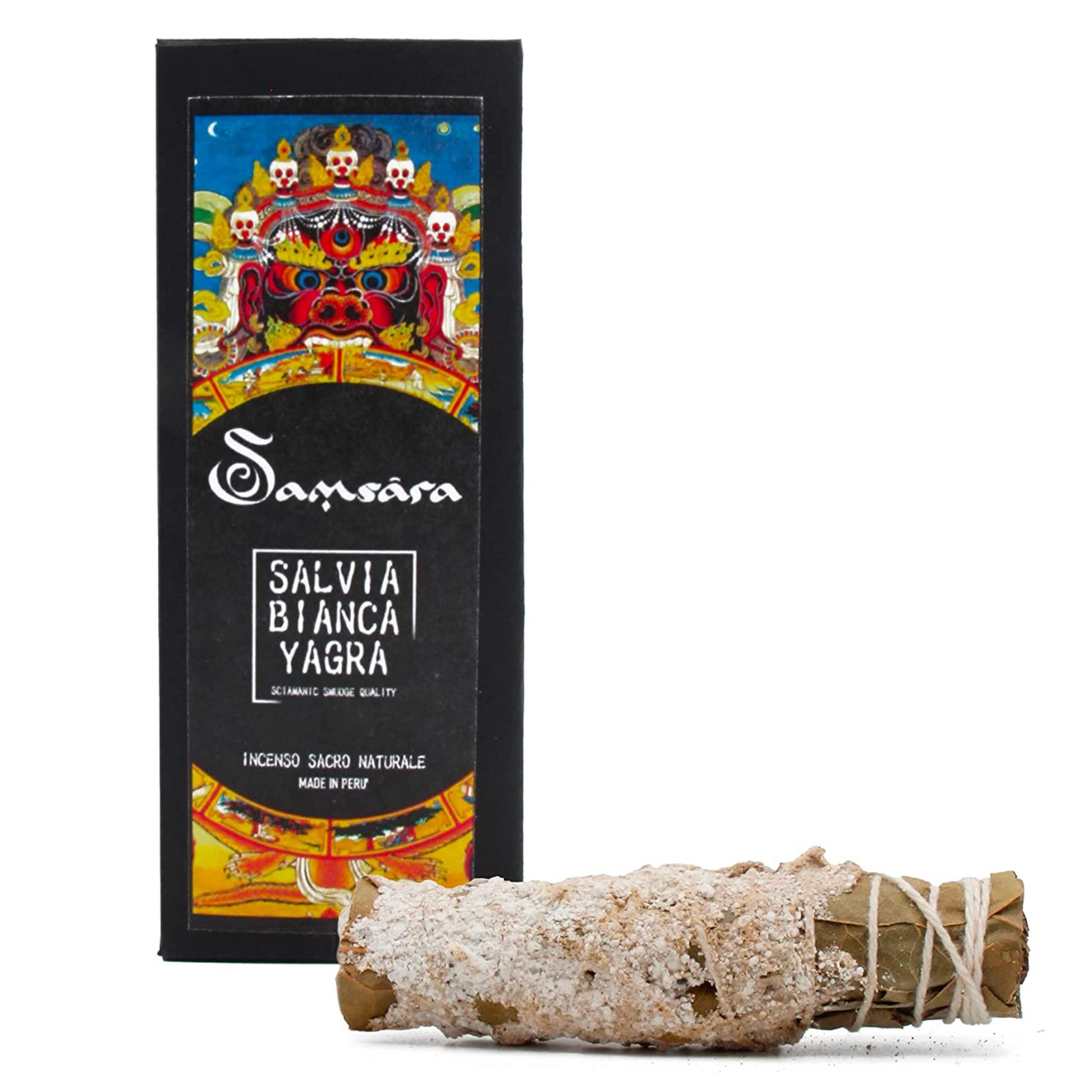 Samsara Smudge Salvia Bianca Yagra - Incenso Sacro Naturale in Foglie - SamsaraFragrances