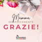 Bracciale Festa della Mamma in Quarzo Rosa Naturale - Regolabile - Confezione regalo e Cartoline Incluse