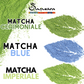 Matcha Te in Polvere, Libro Illustrativo e 15 ricette - Matcha Kit, Matcha Blu, Te Matcha Cerimoniale e Imperiale - 3 Tipologie 10g cad - rituale Giapponese con Chasen e Chasaku