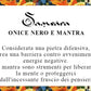 Samsara Bracciale Tibetano Buddista, lunghezza Regolabile, gioiello mistico Portafortuna - Filo in cotone cerato ONICE NERO OPACO e MANTRA - SamsaraFragrances