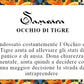 Samsara Bracciale Tibetano Buddista, lunghezza Regolabile, gioiello mistico Portafortuna - Filo in cotone cerato OCCHIO DI TIGRE - SamsaraFragrances