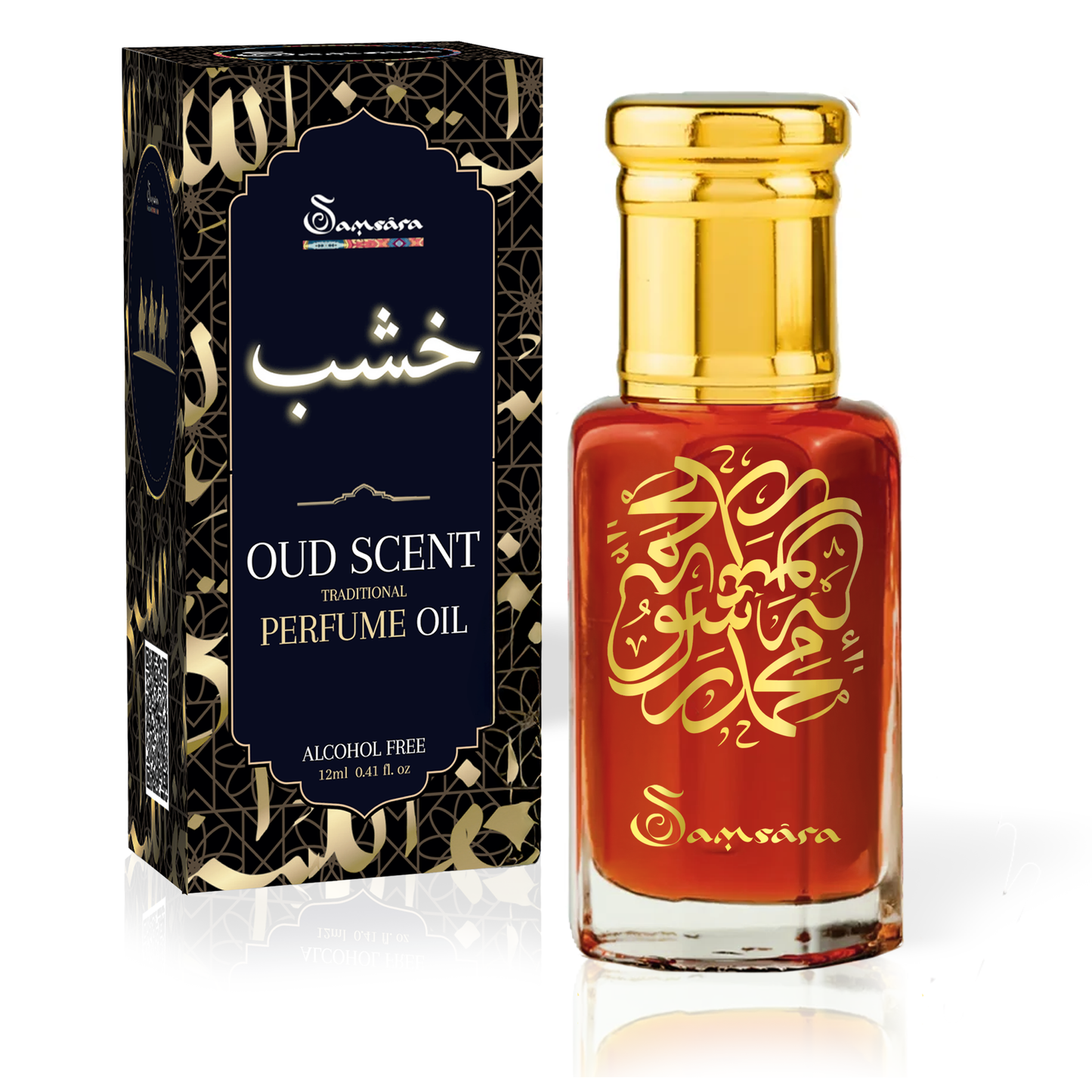 Samsara Profumo Arabo in Olio OUD intense | Profumo senza Alcol | ZARA QASR - 12ml
