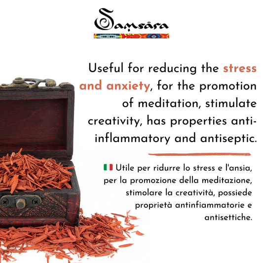 SAMSARA Incenso in Polvere Naturale 100% - SANDALWOOD