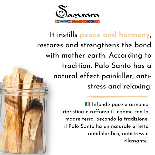 SAMSARA Incenso in Polvere Naturale 100% - PALO SANTO