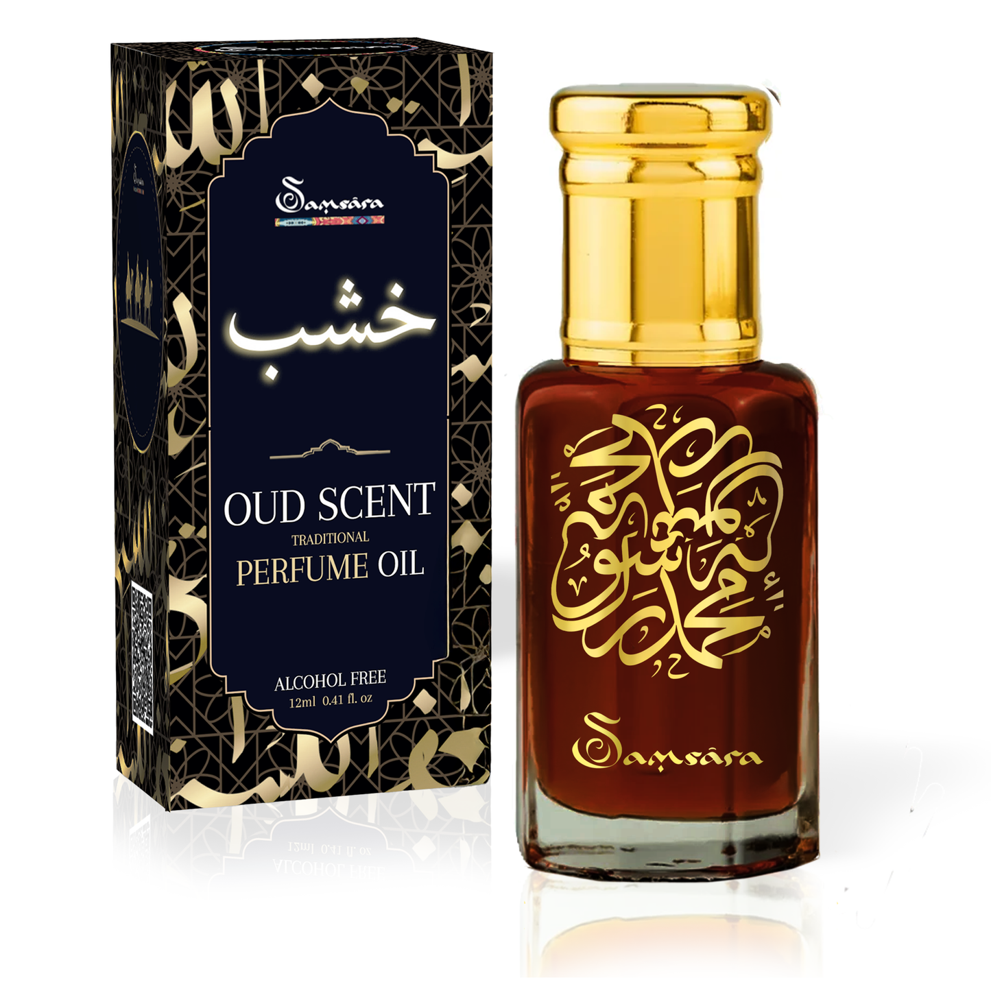 Samsara Profumo Arabo in Olio OUD intense | Profumo senza Alcol | DUBAI OUD - 12ml