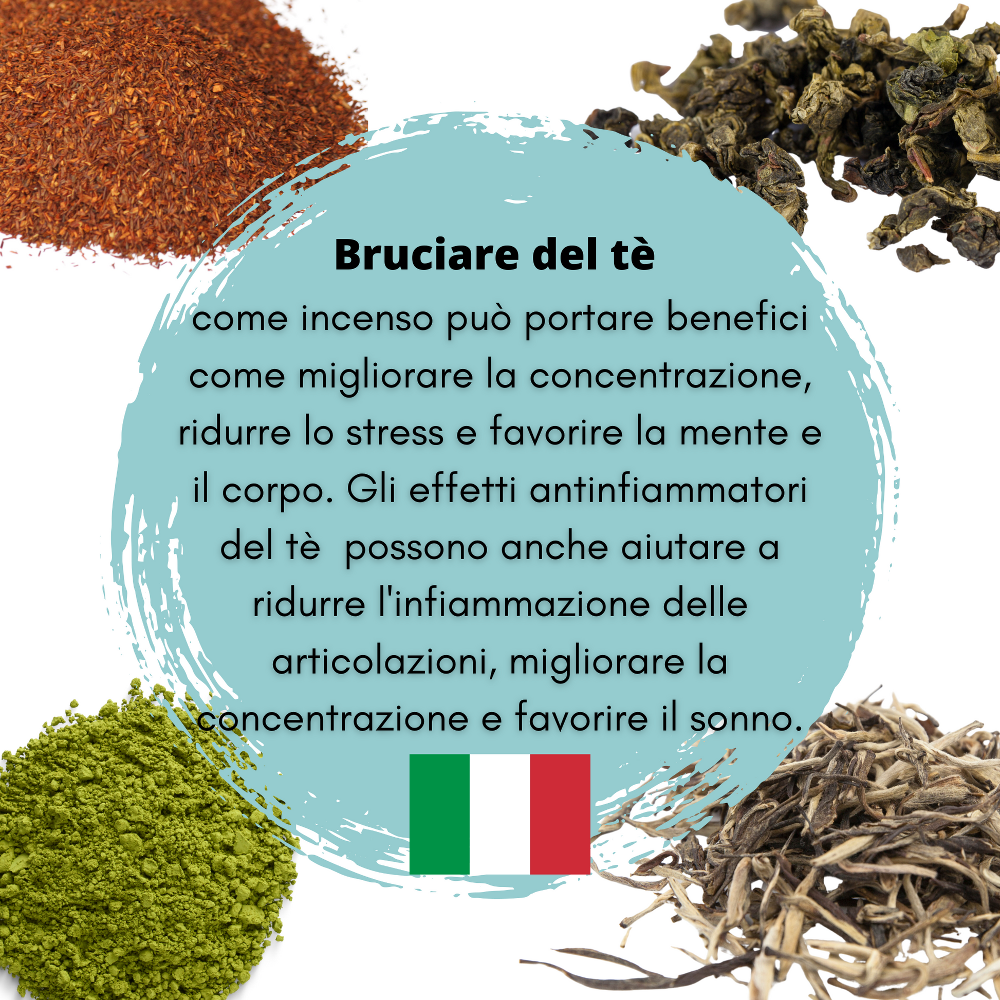 Samsara Incenso a Base di Tè Artigianale in foglie 100% Organico, rituale Cerimonia del Tè - 5 stick extra large 60 minuti ciascuno - Profumo Delicato e Persistente (MATCHA) - SamsaraFragrances