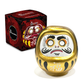 SAMSARA - DARUMA Bambolina Amuleto Portafortuna Giapponese Originale in Porcellana - ORO