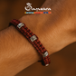 SAMSARA 7 nodi - Bracciale rosso della fortuna in Argento 925 regolabile