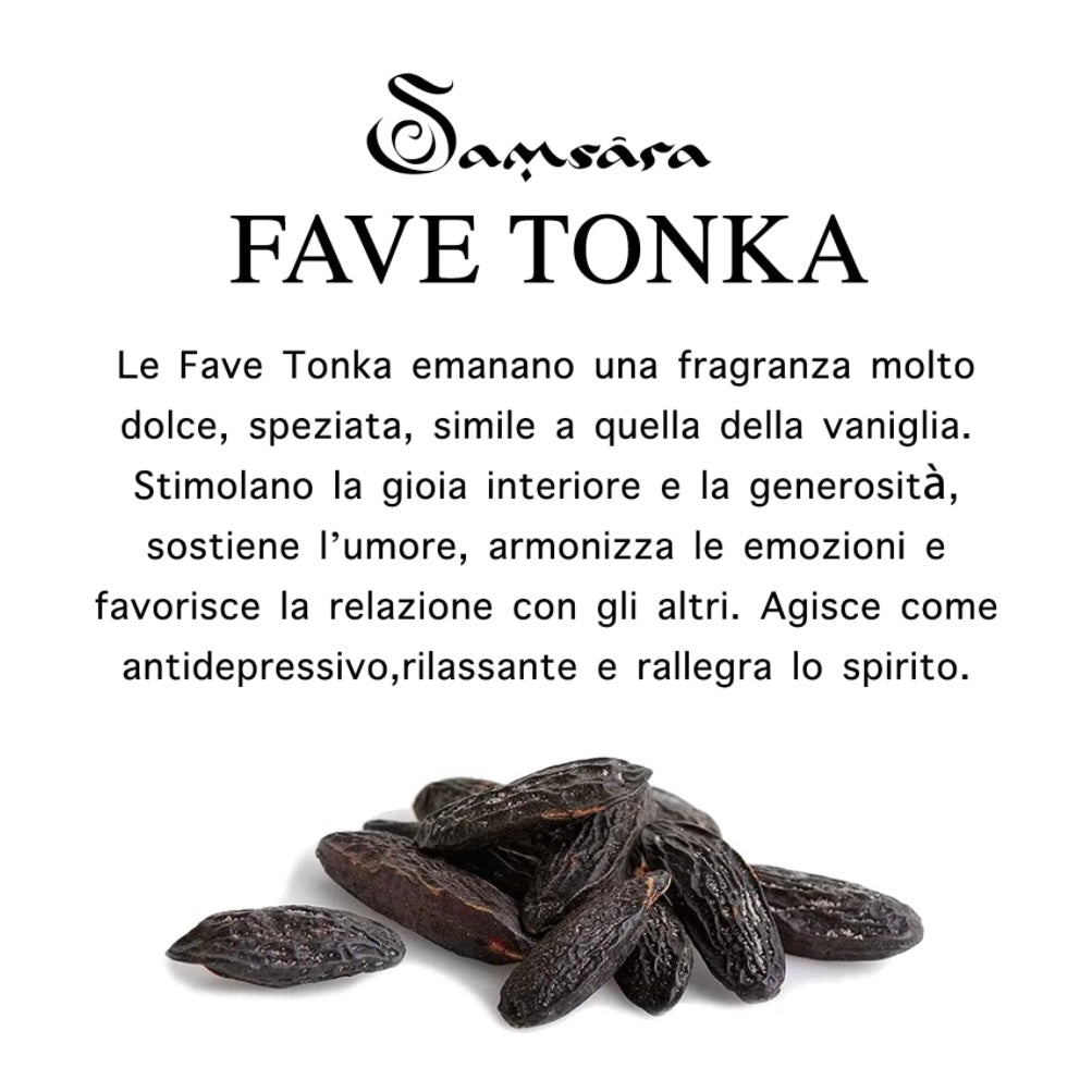 SAMSARA Incenso in Grani 100% Artigianale - FAVE DI TONKA - SamsaraFragrances