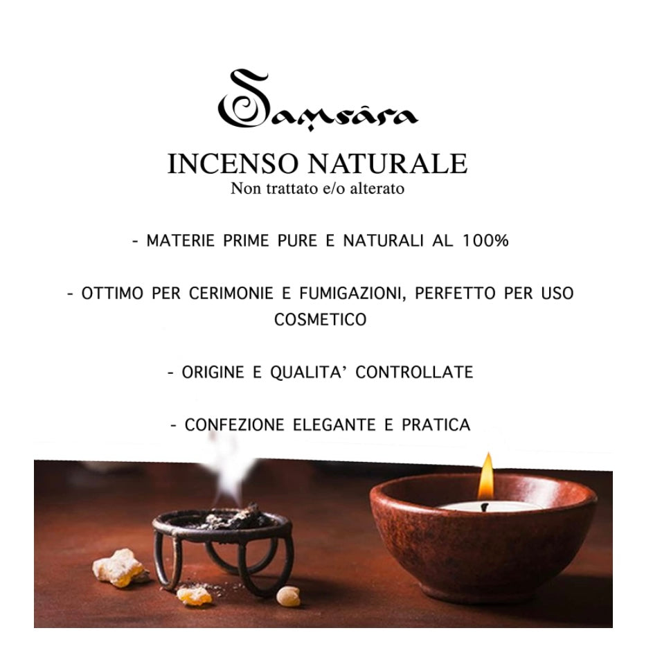 SAMSARA Incenso in Resina 100% Artigianale - MIRRA - SamsaraFragrances