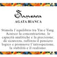 Samsara Cavigliera tibetana Shamballa con pietre - AGATA BIANCA - SamsaraFragrances