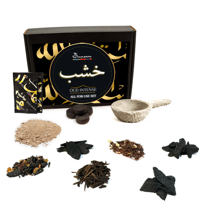 SAMSARA KIT Bakhoor ULTRA DURATA - Profumo Arabo Donna | Profumi Arabi Uomo, Legno di OUD, Profumo per Capelli, Corpo e Indumenti | Made in DUBAI