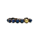 Samsara Kids Bracciale Tibetano Buddista per Bambino/Bambina – Shamballa con Pietra Lapislazzuli - Filo in Cotone Cerato Marrone - SamsaraFragrances