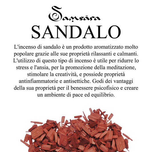 SAMSARA Incenso in Grani 100% Artigianale - SANDALO - SamsaraFragrances