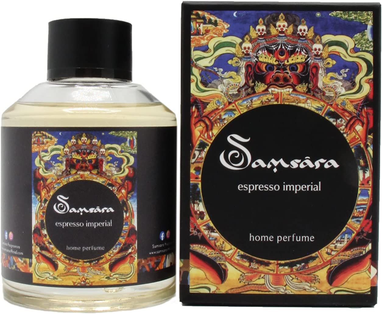 Samsara Profumo per Ambiente con Bastoncini - 100ml - Espresso Imperial - SamsaraFragrances