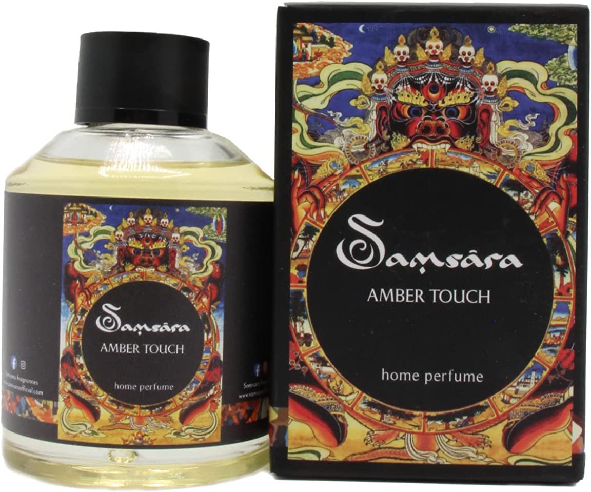 Samsara Profumo per Ambiente con Bastoncini - 100ml - Amber Touch - SamsaraFragrances