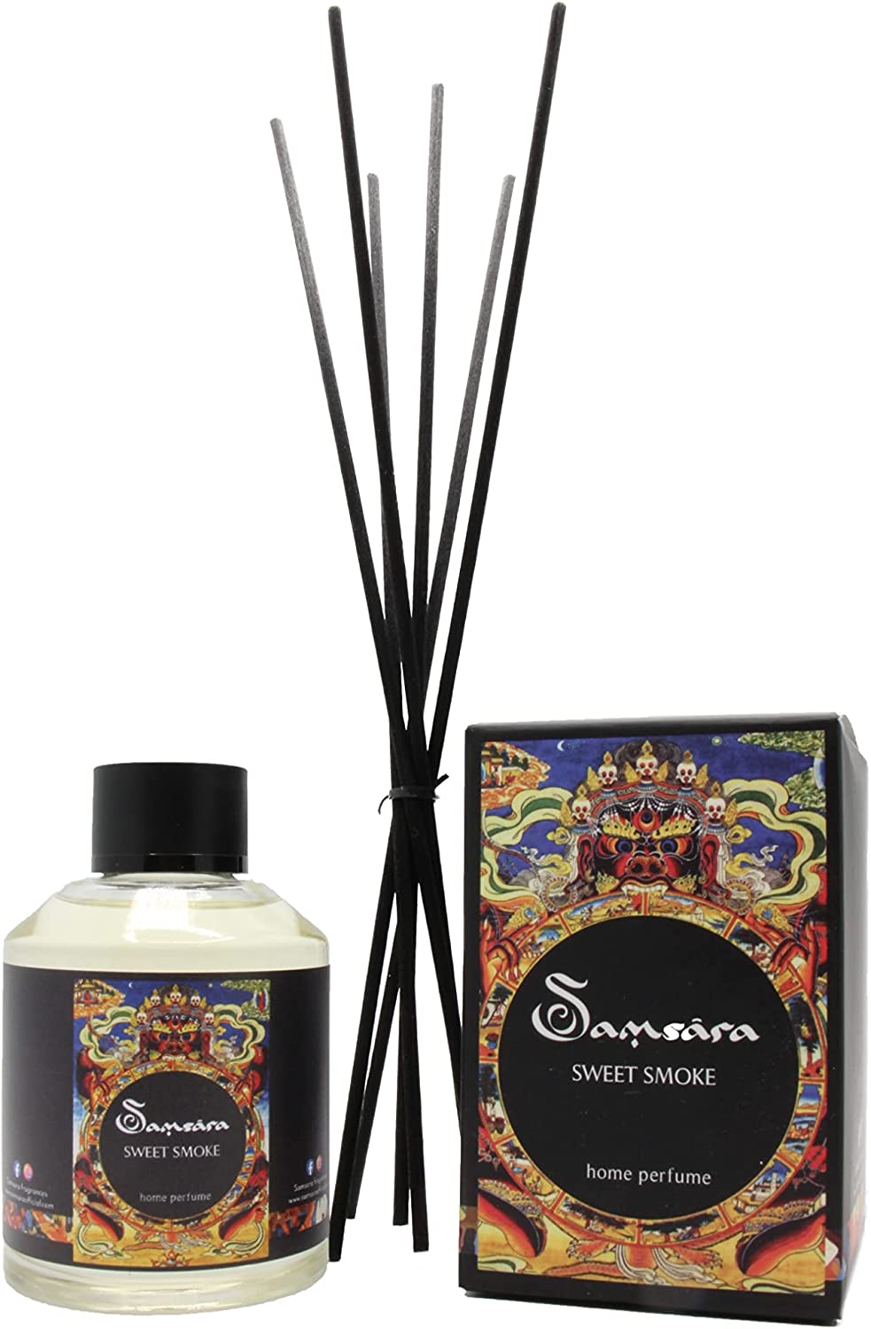 Samsara Profumo per Ambiente con Bastoncini - 100ml - Sweet Smoke - SamsaraFragrances