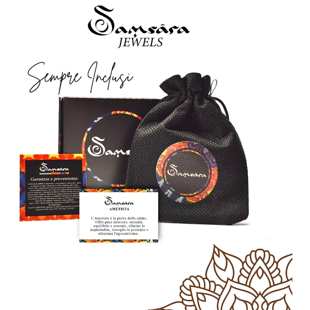 Portachiavi Tibetano Artigianale In Ottone E Pietre Dure - Protezione Dal Malocchio E Energia Positiva - Foto 10